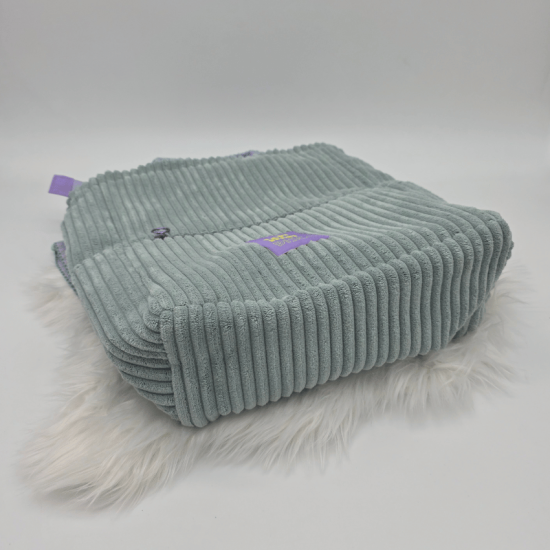 Große Umhängetasche "Ich fühl mich DISCO"  Grau - Breitcord